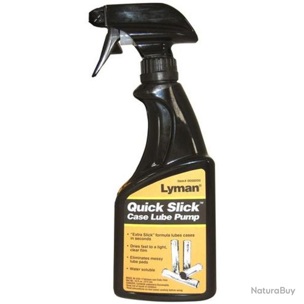 Spray Lubrifiant Lyman Quick Slick 16 OZ - Protection Anti-Rouille - Nettoyage Efficace - Pour Entre