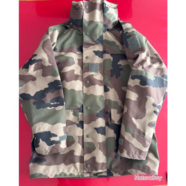 Parka militaire arm�e francaise 2011 VTN Taille 96 L (Grand XL)  � capuche int�gr�e neuf Id�al chass