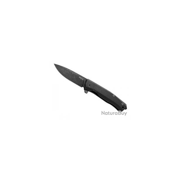 Couteau Lionsteel MYTO lame acier M390 Bohler satin�  avec finition � blackwash �