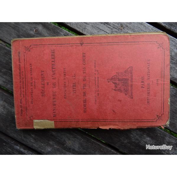 manuel de tir du 155 court 1926