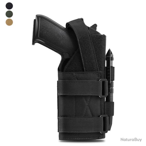 Holster universel en nylon - noir - LIVRAISON GRATUITE