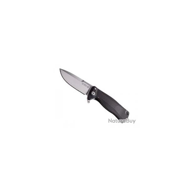Couteau Lionsteel SR11 lame acier Sleipner satin� +manche aluminium noir