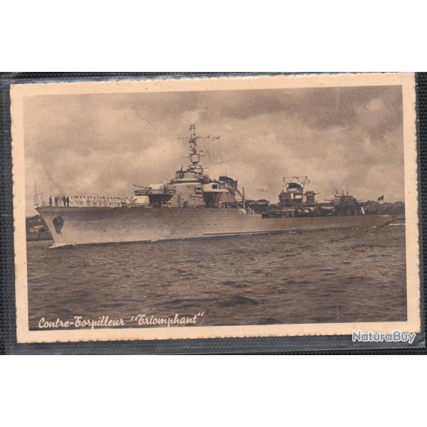 CPA - MARINE DE GUERRE -"Le Contre - Torpilleur " Triomphant " N�3729