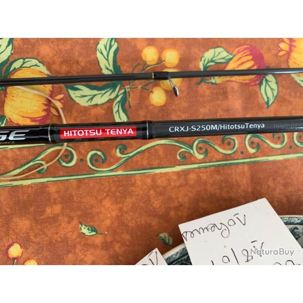 Canne tenya Majorcraft crostage hit tai tenya CRX-J S250M tat neuf servi une fois