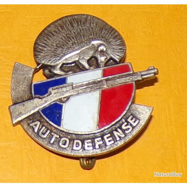 Groupes d'Autodfense, hrisson, mail, dos guilloch, matricul 10839, FABRICANT DRAGO PARIS , HOMO