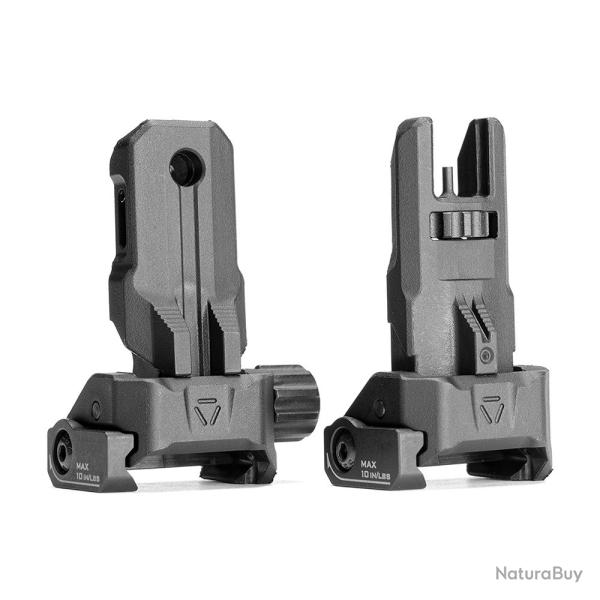 Strike Industries - Strike Polymer Backup Sights - Foldable - Picatinny - Black