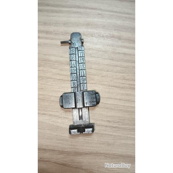 Hausse avec son curseur pour Mauser Portugais pour mod�le 1904