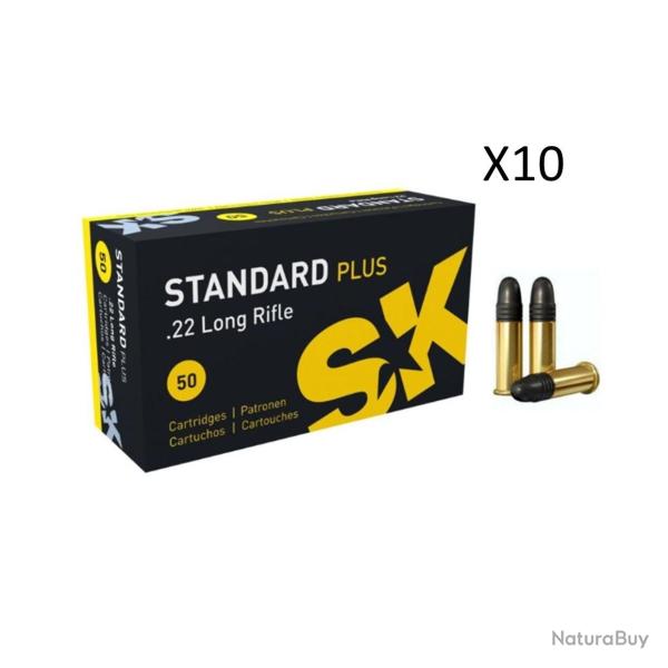 MUNITIONS SK STANDARD PLUS - 22LR 40gr x500