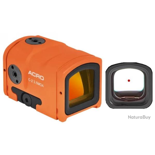 AIMPOINT ACRO C-2 3.5MOA ORANGE CERAKOTE sans interface