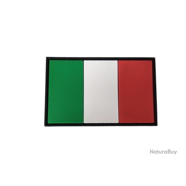 Patch Drapeau - Italie - PVC - Velcro - Livraison gratuite