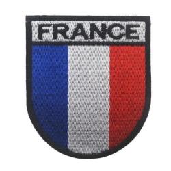 Ecusson/patch - France - Bordure noire - velcro - Livraison gratuite