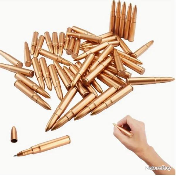 4 Stylos � bille en forme de cartouche