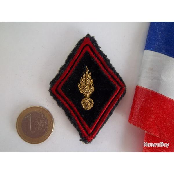 losange mod�le 45 officier g�nie velour noir cannetille