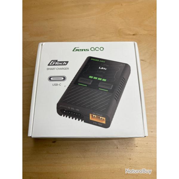 Mini chargeur batterie lipo airsoft Gens ace lmars G-Tech