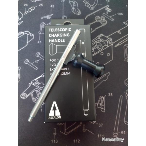 Levier d'Armement rallong� - CZ Scorpion EVO 3 / 3+ - ASCALON-ARMS