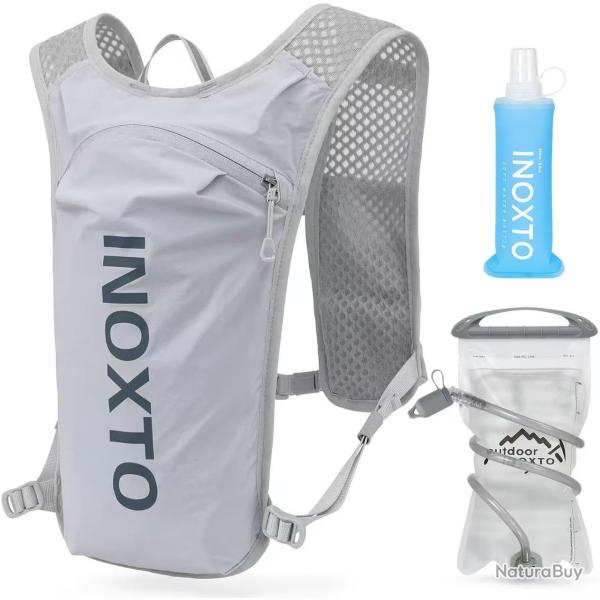 Sac Hydratation Gilet L�ger 1,5 L Cyclisme Alpinisme Plein Air Randonn�e Gris