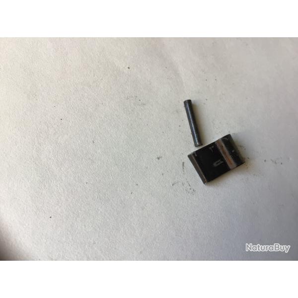 VENDU PAR LE-CUIRASSIER VERROU BARRETTE POUR PISTOLET STARTER MMM MODIAL MOD 1900 CAL 6 MM BLANC