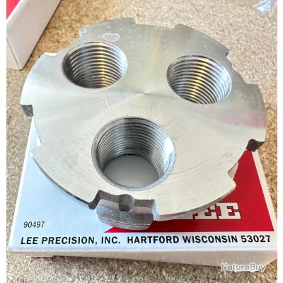 thumbnail image 2 of Lee Precision 3-Hole Quick Change Turret For Pro 1000 Progressive Press – 90497 2 of 5