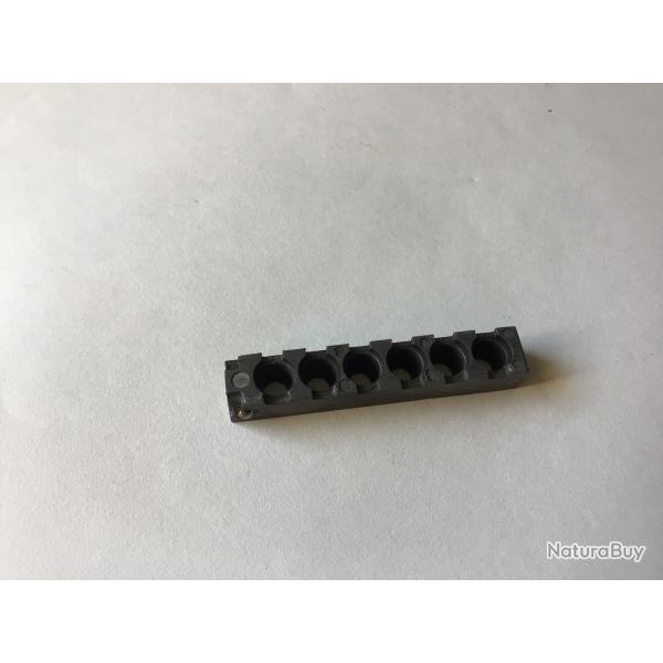 VENDU PAR LE-CUIRASSIER BARETTE POUR PISTOLET STARTER MMM MODIAL MOD 1900 CAL 6 MM BLANC