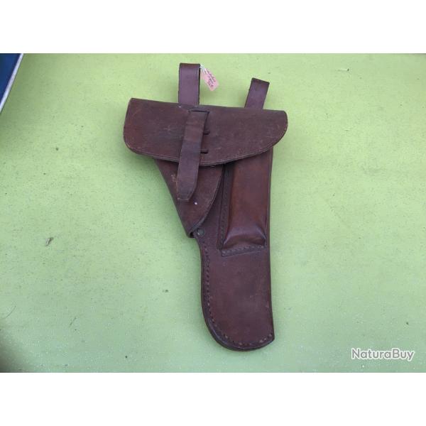 VENDU PAR LE-CUIRASSIER ETUI POUR PISTOLET MAC 50 REGLEMENTAIRE MODELE 48 LONG ALG�RIE INDOCHINE