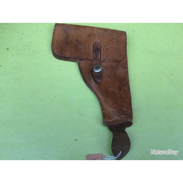 VENDU PAR LE-CUIRASSIER ETUI CUIR POUR PISTOLET 7,65 MM MAB / UNIQUE