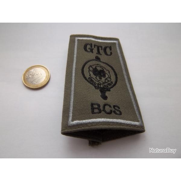 fourreau �paulette militaire Groupe de Transport bataillon commandement soutien