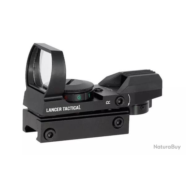 Vis�e point rouge / vert Reflex 4 r�ticules Lancer Tactical