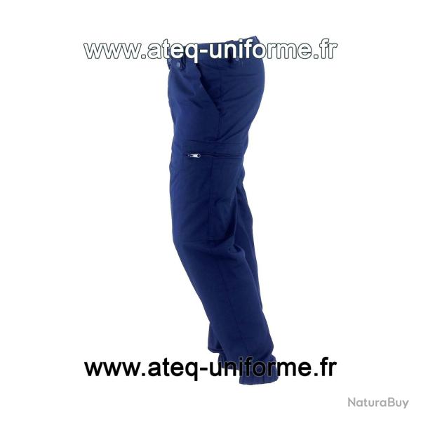 PANTALON UNI COTON ELASTHANE ATEQ XL 100 cm