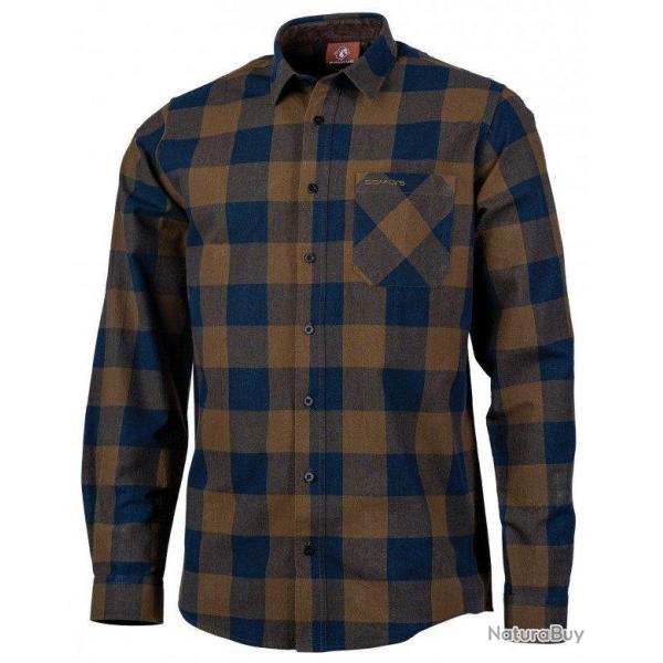 Chemise en coton kaki SOMLYS