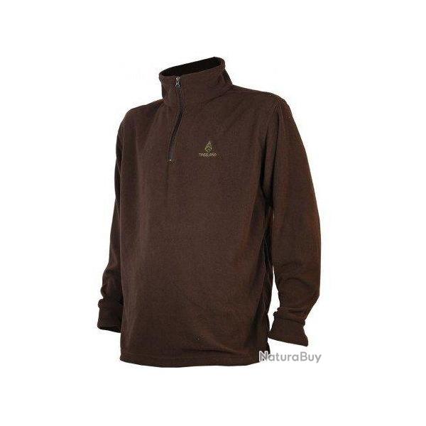 Sweat polaire marron TREELAND