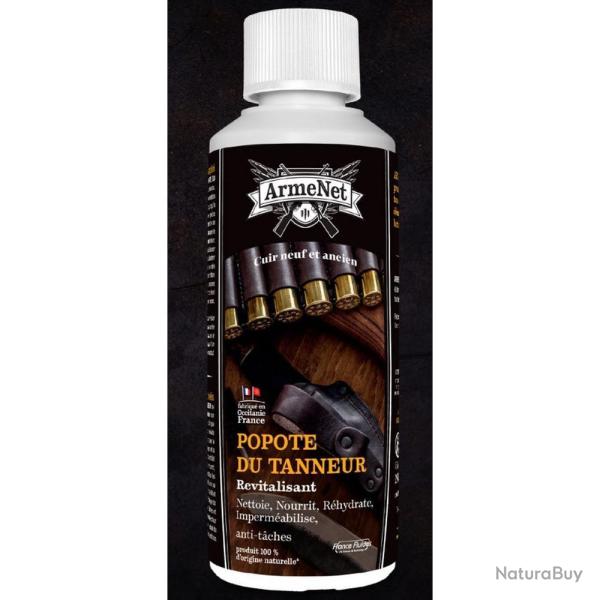 Popote du Tanneur Armenet - Flacon 250 ml - Entretien Cuir Naturel - Protection et Souplesse Durable