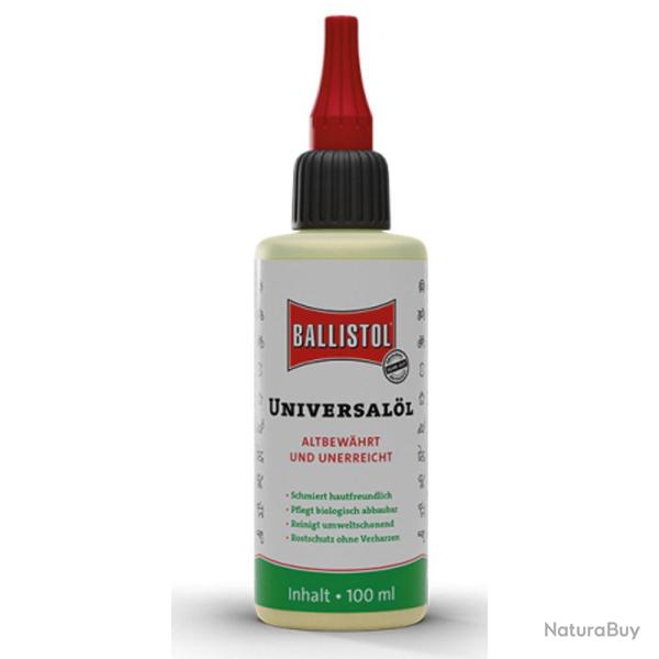 Huile Universelle Ballistol 100ml avec Bec Verseur - Multi-Usage - Protection et Entretien Efficace