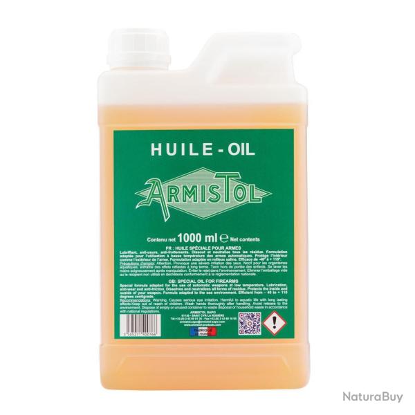 Bidon d'Huile Armistol - Protection et Entretien - Lubrification Efficace - Pour Armes et Mat�riel d