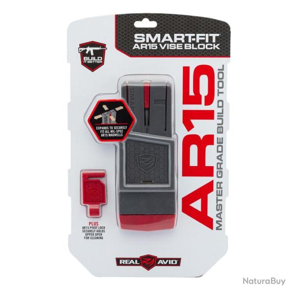 Bloc d �tau Real Avid Smart Fit - Ajustement Universel - Fixation S�curis�e - Pour un Nettoyage et E