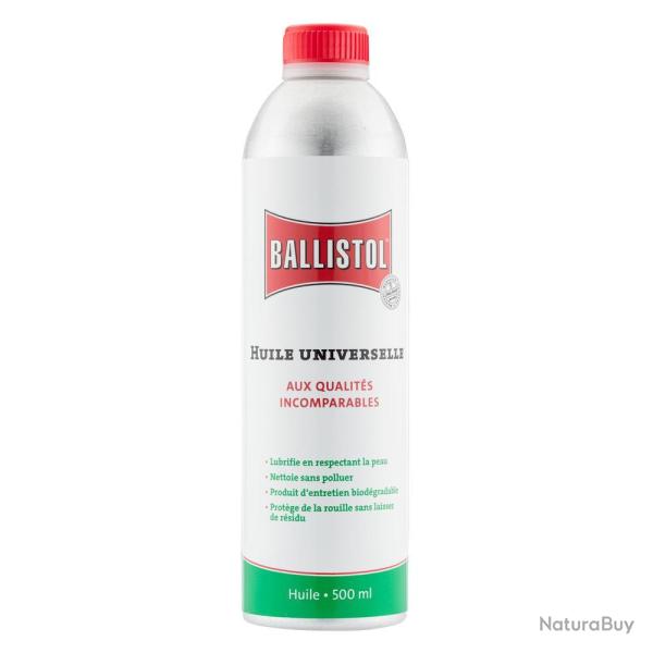 Huile Universelle Ballistol 500 ml - Multi-Usage - Protection et Entretien - Pour Chasse et Outdoor