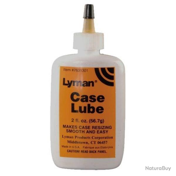 Lubrifiant pour �tuis Lyman Case Lube 2 oz - Protection Anticorrosion - Nettoyage Facile - Optimise 