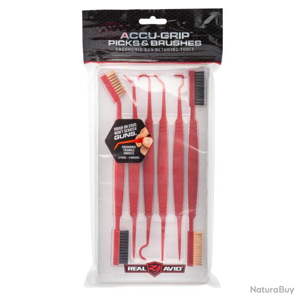 Set de Nettoyage Armes Real Avid - Brosses et Grattoirs - Entretien Complet - Performance et Durabil