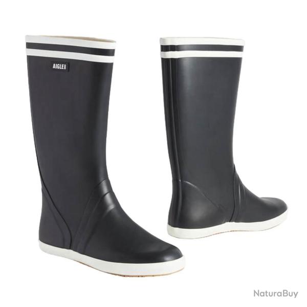 Bottes Homme Aigle Goeland 2 Marine Blanc Imperm�ables et L�g�res Confort et Protection Optimale