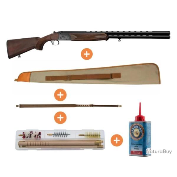 Pack Fusil de chasse superpos�s Country - Cal. 20/76 Crosse pistolet
