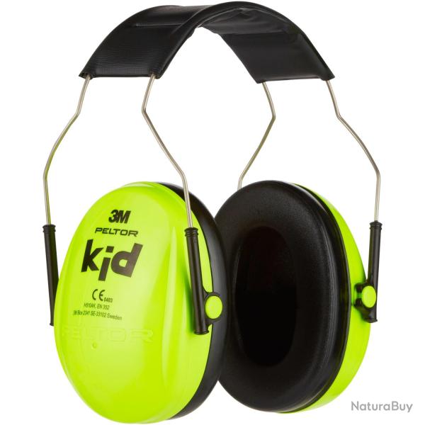 Casque anti-bruit KID H510AK (Couleur: Vert fluo)