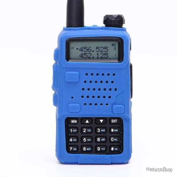 Housse de protection bleue baofeng UV-5R - LIVRAISON GRATUITE