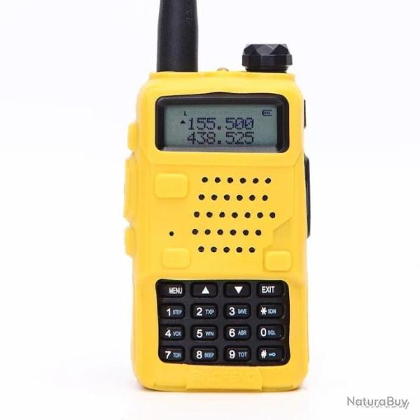 Housse de protection jaune baofeng UV-5R - LIVRAISON GRATUITE