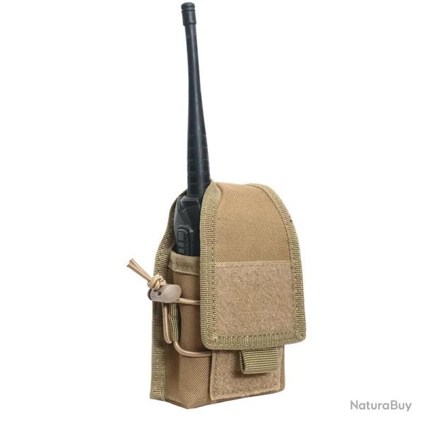 Housse pour radio baofeng syst�me molle - kaki - LIVRAISON GRATUITE