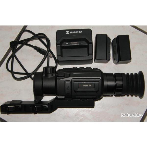 LUNETTE THUNDER TQ35 2.0 + MONTAGE HIKMICRO AMOVIBLE PICATINNY/WEAVER