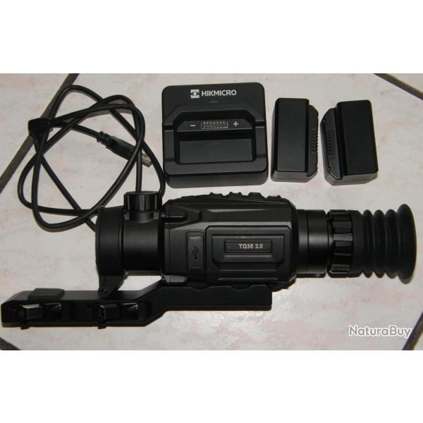 LUNETTE THUNDER TQ35 2.0 + MONTAGE HIKMICRO AMOVIBLE PICATINNY/WEAVER