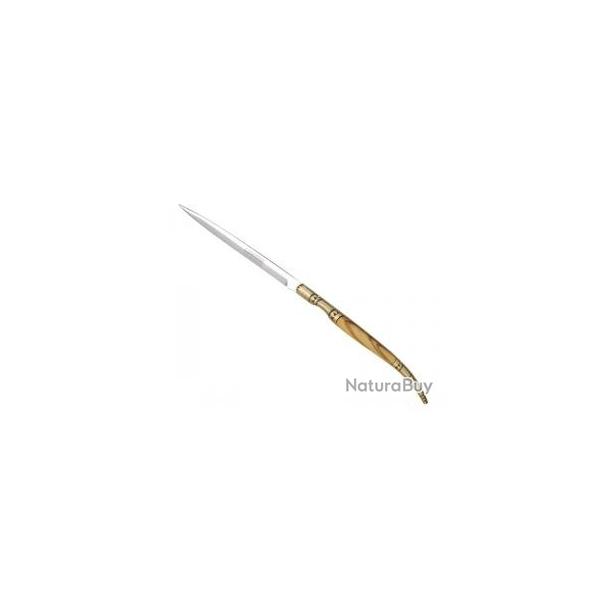 Couteau Cudeman STYLET lame �troite acier 420 manche 12cm olivier