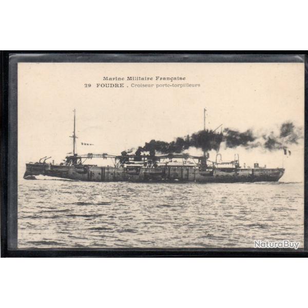CPA - Marine Militaire Francise  -  " FOUDRE " Croiseur porte - torpilleurs -  N�3732