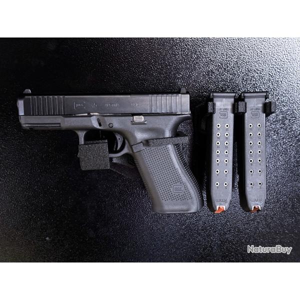 Support magntique pour Glock et 2 chargeurs