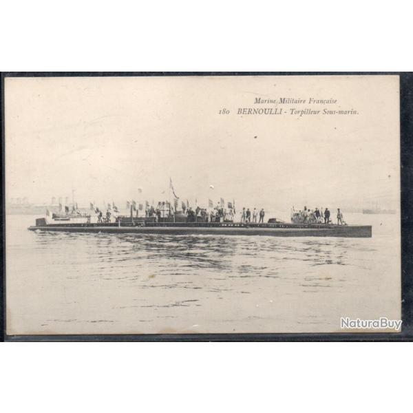 CPA - Marine Militaire Fran�aise -  BERNOULLI- Torpilleur Sous - marin N�3744