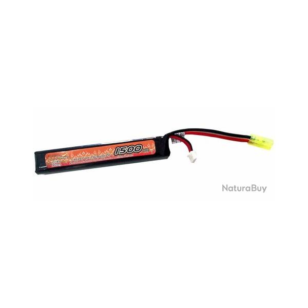 Batterie Li-Po 1 stick 7.4V - 1500 mAh 30C mini tamiya | VB power (0000 4368) - Airsoft